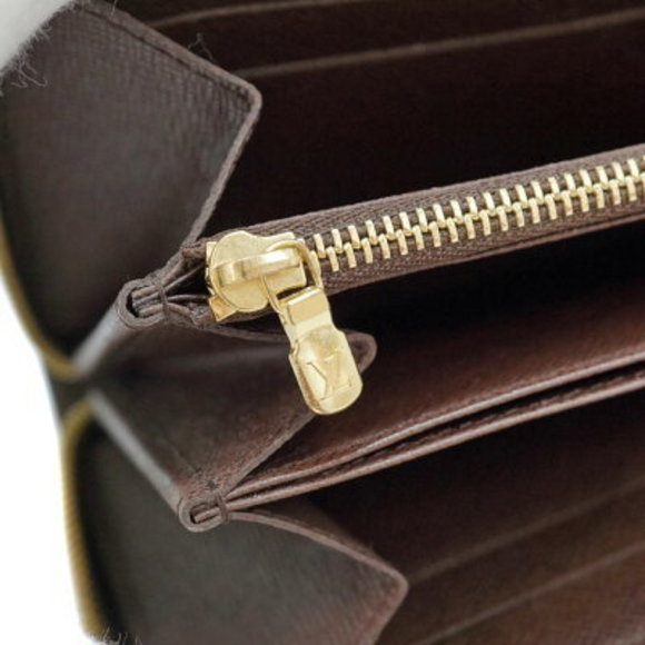 Louis Vuitton Zippy Wallet long Zip Damier Ebene Brown - Picture 8 of 10